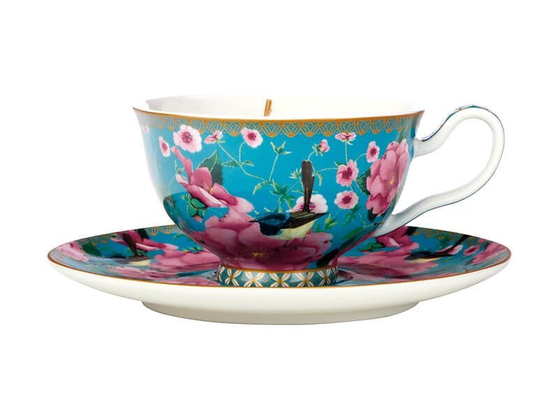 Maxwell & Williams Cup & Saucer Maxwell & Williams Teas & C's Silk Road Footed Cup & Saucer 200ML Aqua (6773604679769)