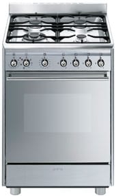 smeg Promotions Smeg 60cm Stainless steel  Gas Stove SSA60MX9 (2061761183833)