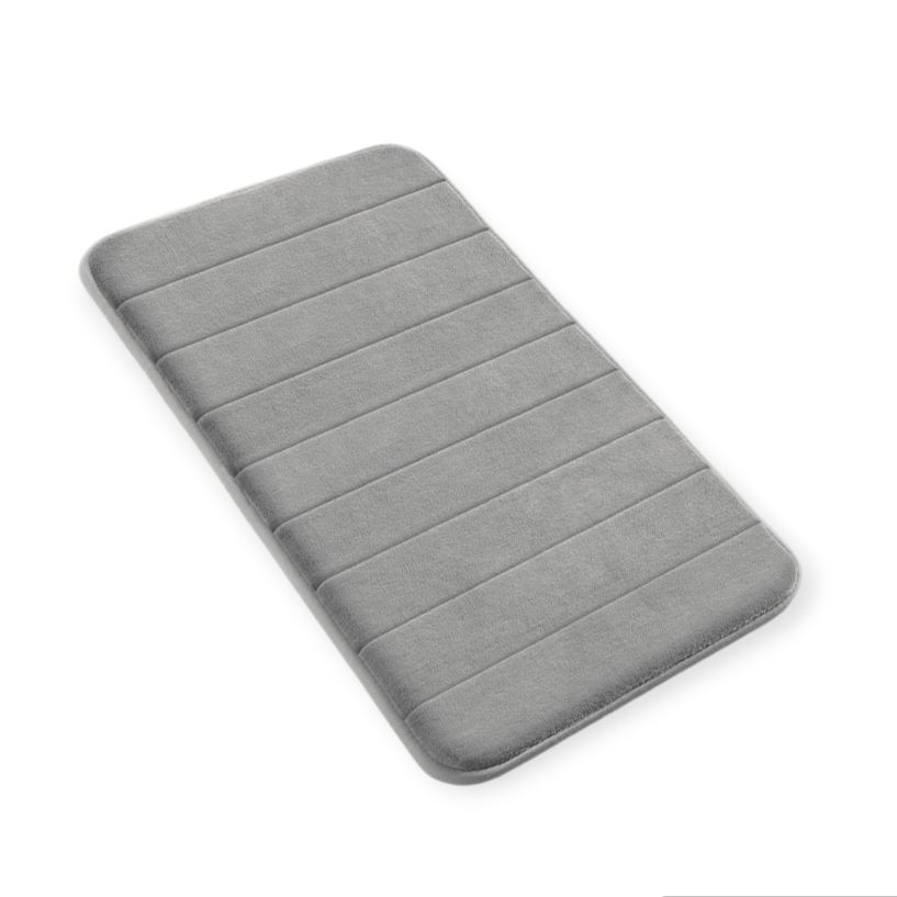 Drimat Bedroom & Bathroom Medium Bath Mat 43cm x 61cm Drimat Memory Foam Bath Mat Grey (7796991361113)