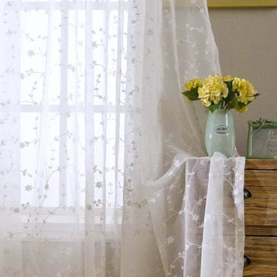 BAH Lace & Voile Fabrics Golden Chain Voile Collection 280 cm (7898555416665) (7922572558425)