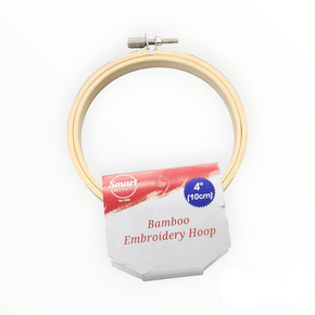 BAMBOO HOOPS Habby Bamboo Embroidery Hoop 10cm 4in (7484771434585)