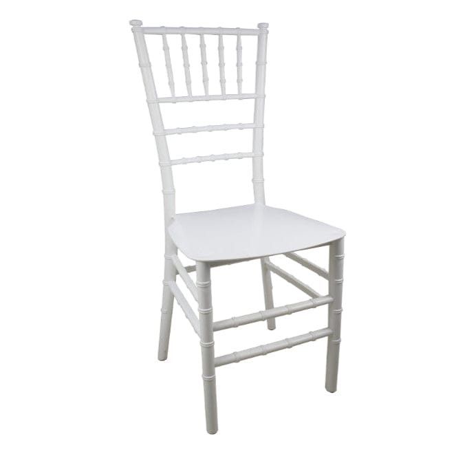 Tiffany Chair Resin White (Excludes Cushion)