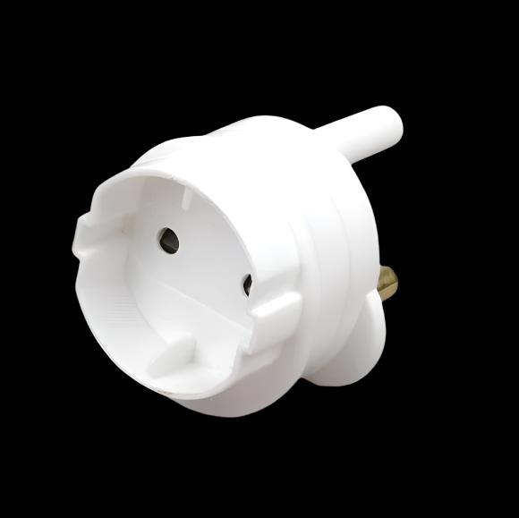Barkan Plug Adaptor 1*16A Round Schuko ESSCHUKO (7333313577049)