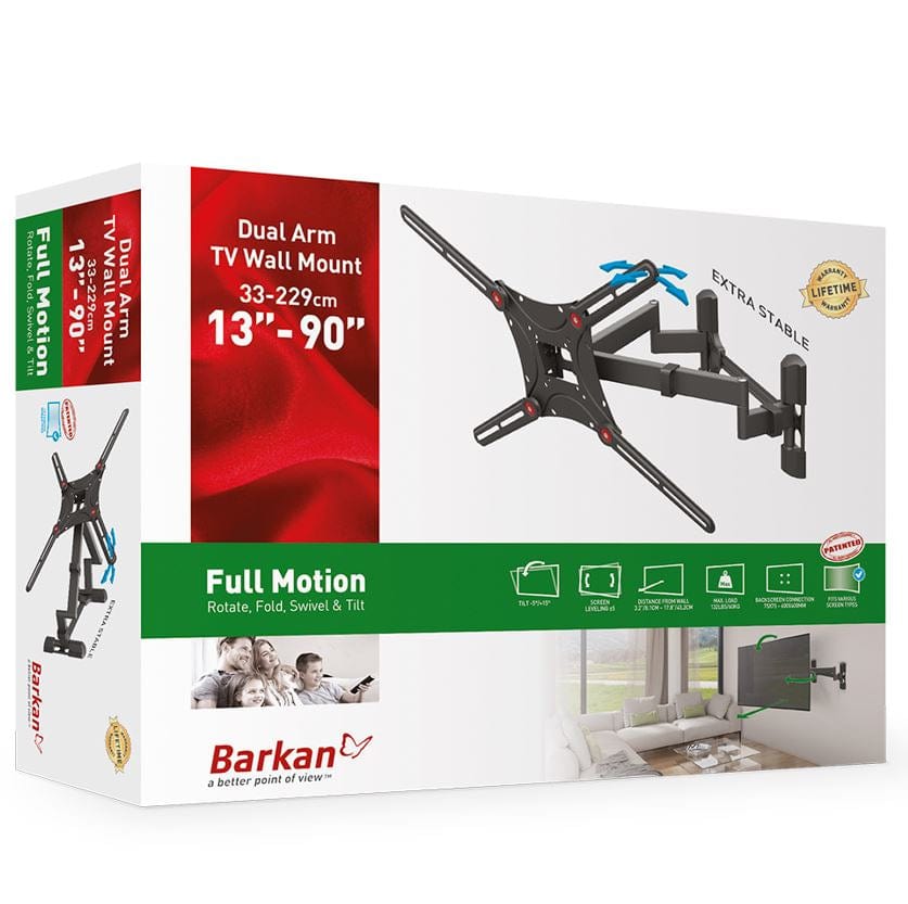 Barkan TV Bracket Barkan 13 - 90" Full Motion Bracket Brabm464 (7814642040921)