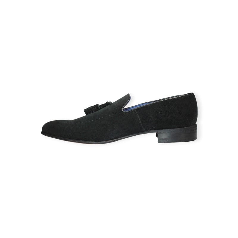 Barker Formal Shoes Barker Slip On Suede Black (7497794355289)