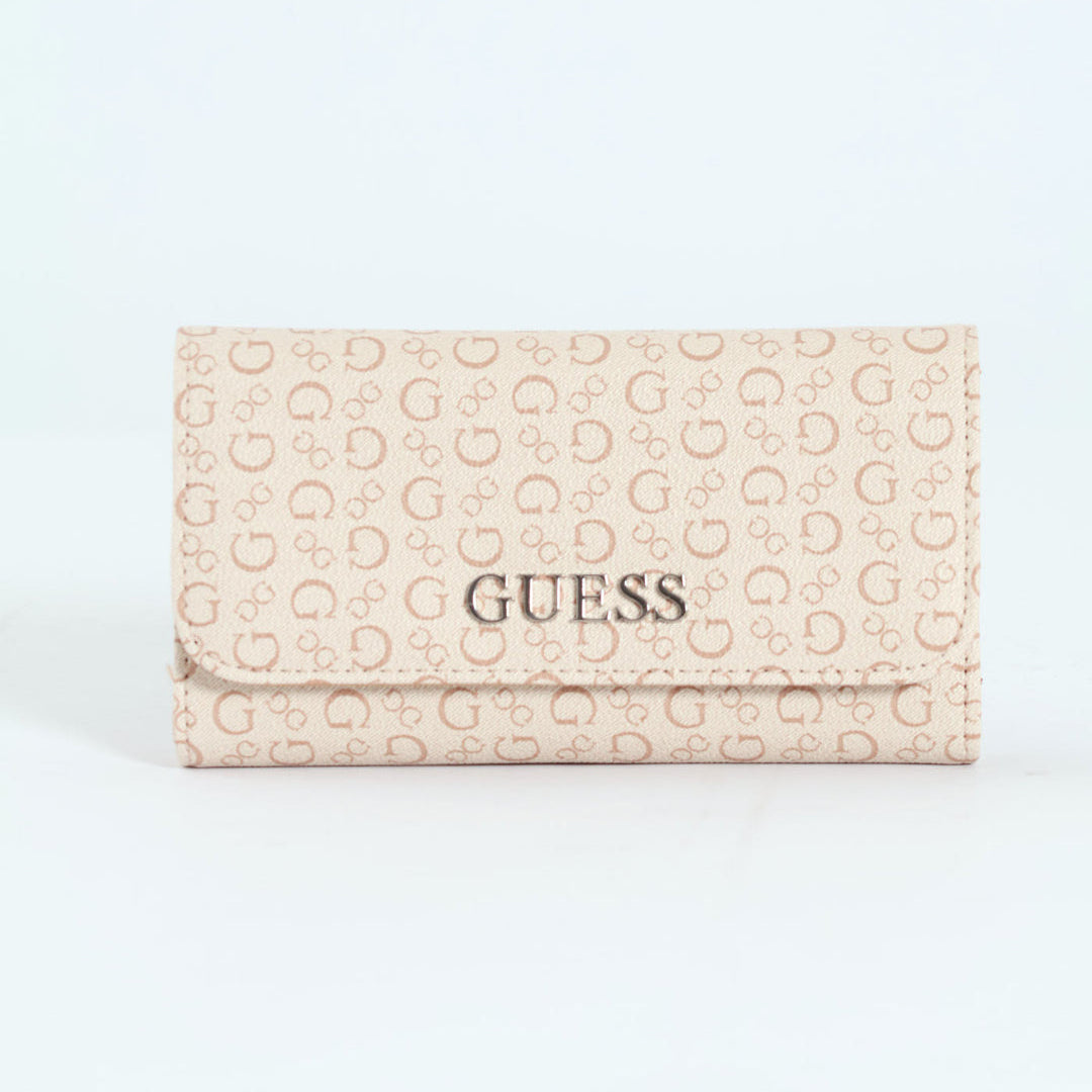 Guess Kerry Slim Clutch Caramel (7992345133145)