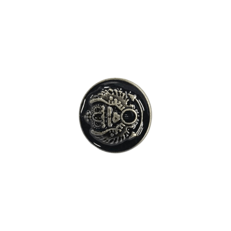 MHC WORLD Buttons 34" Fancy Button Silver