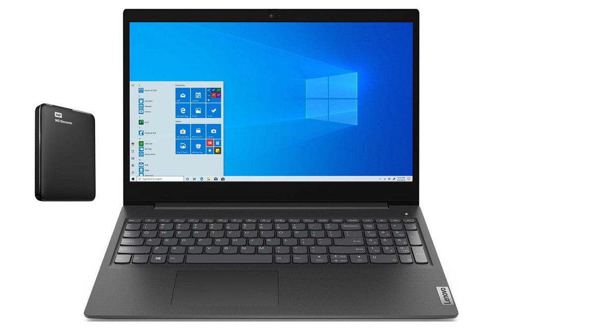 Lenovo Laptops Lenovo IdeaPad 3 Athlon 3150U 8GB 256GB SSD 15.6'' Notebook + 1.5TB External hdd (6974436212825)