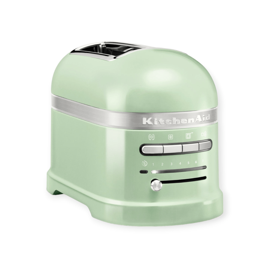 KitchenAid TOASTER KitchenAid Artisan 1250W 2 Slice Automatic Toaster Pistachio 5KMT2204EPT (2061764624473)