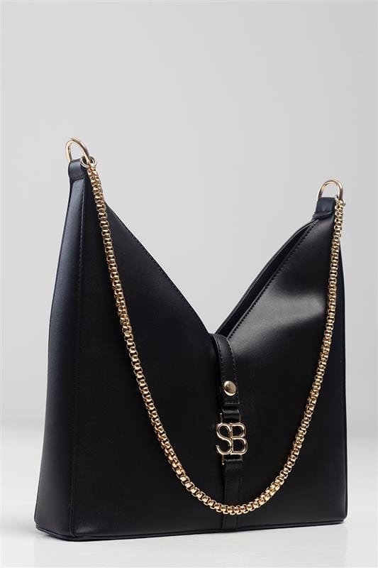 Sissyboy Black SissyBoy Ladies Geometric Shaped Bag (7316401487961)