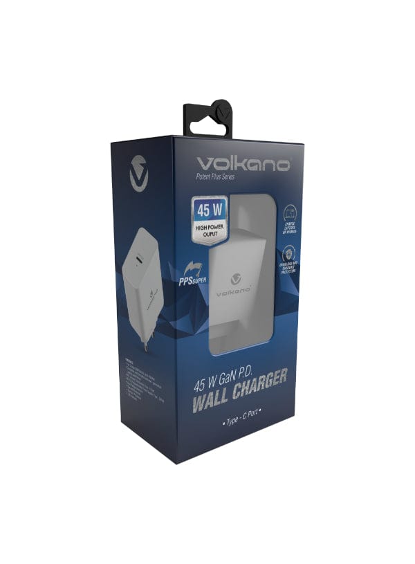 Volkano wall charger VOLKANO Potent Plus Series 45W Wall Charger (7429553389657)