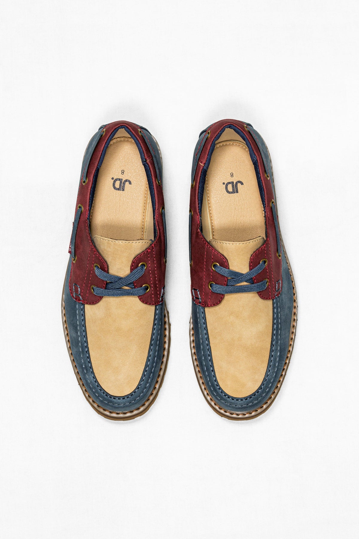 Jonathan D Shoes Jonathan D Boat Shoes Nubuck Navy (7002445840473)