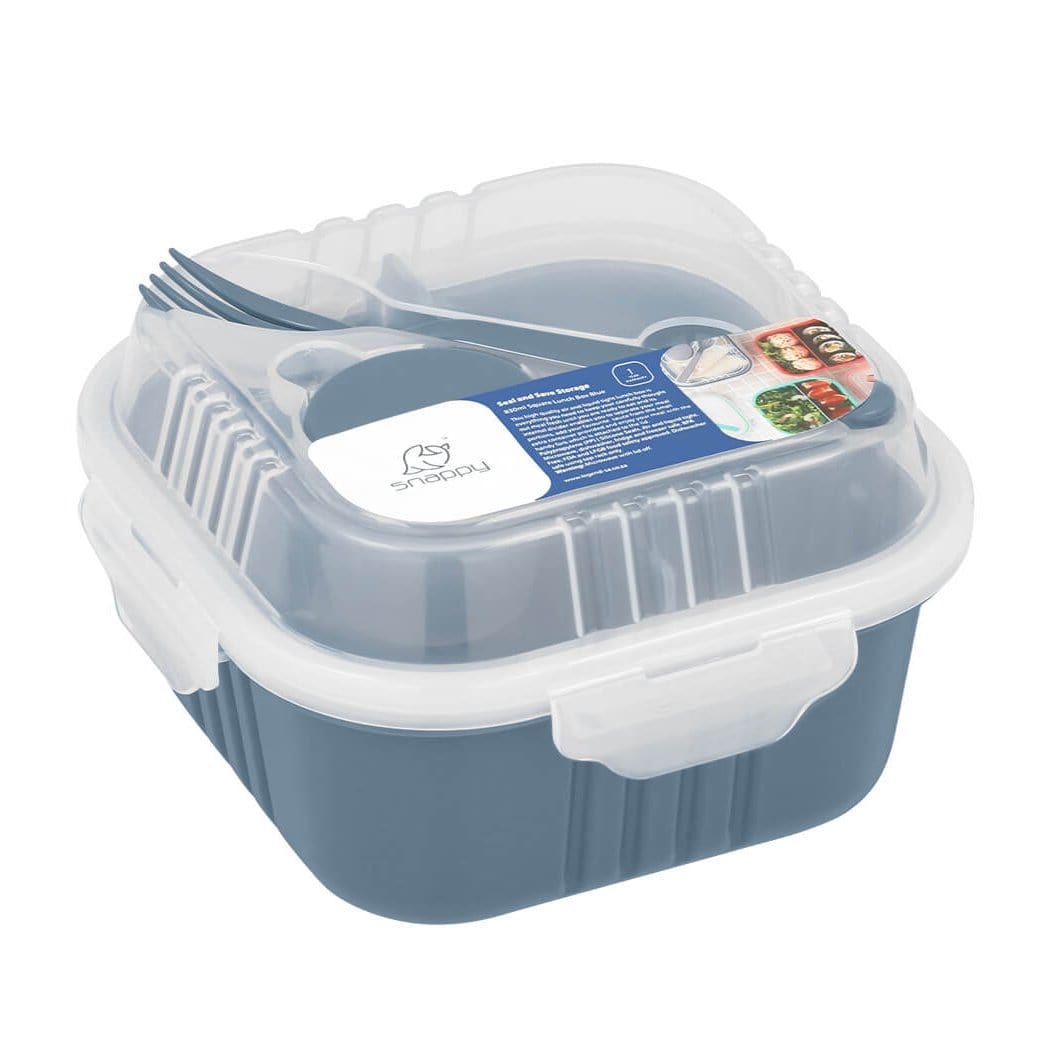 Snappy LUNCH BOX Snappy Lunch Box Square 830ml Blue SN-830B (7784021655641)