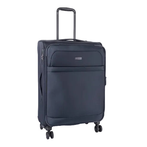 Cellini Microlite S Medium 4 Wheel Trolley Case-Midnight Blue 799646