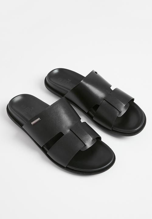 Polo Sandals Polo Double Strap Sandals Black (7682183135321)