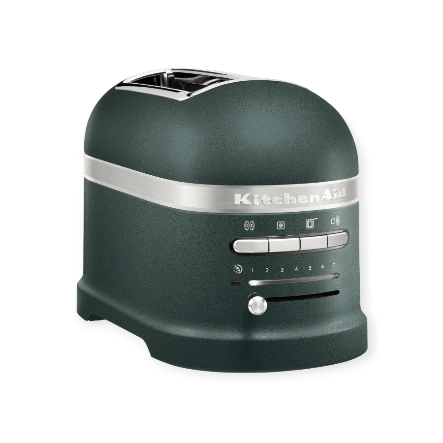 KitchenAid TOASTER KitchenAid Artisan 1250W 2 Slice Automatic Toaster Pebbled Palm 5KMT2204EPP