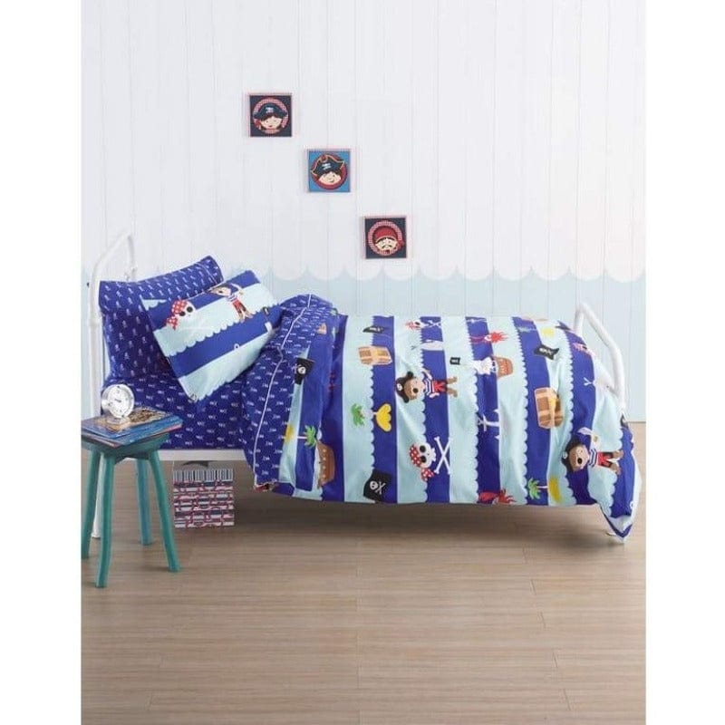 Linen House Duvet Cover Linen House Blue Ahoy There Multi Duvet Cover Set (4682504896601)