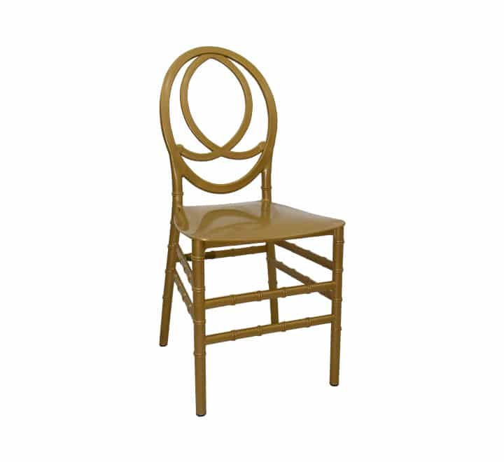 Catering Equipment Catering Equipment Phoenix Resin Chair Gold PPC12589 (7460368908377)