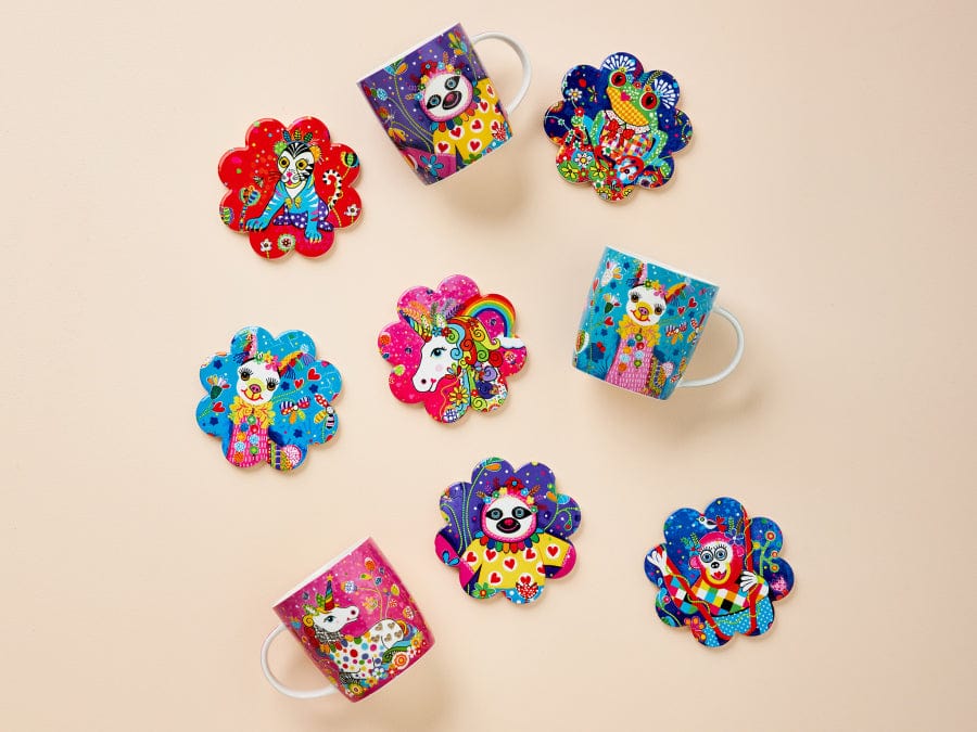 Maxwell & Williams Dinner Plate Maxwell & Williams Rainbow Jungle Mug Slow Walker 370ml DX1049 (7155212812377)