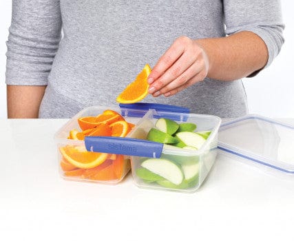 Sistema Sistema  Split Rectangular Lunch Box 1.9 Litre 1720 (4735843729497)