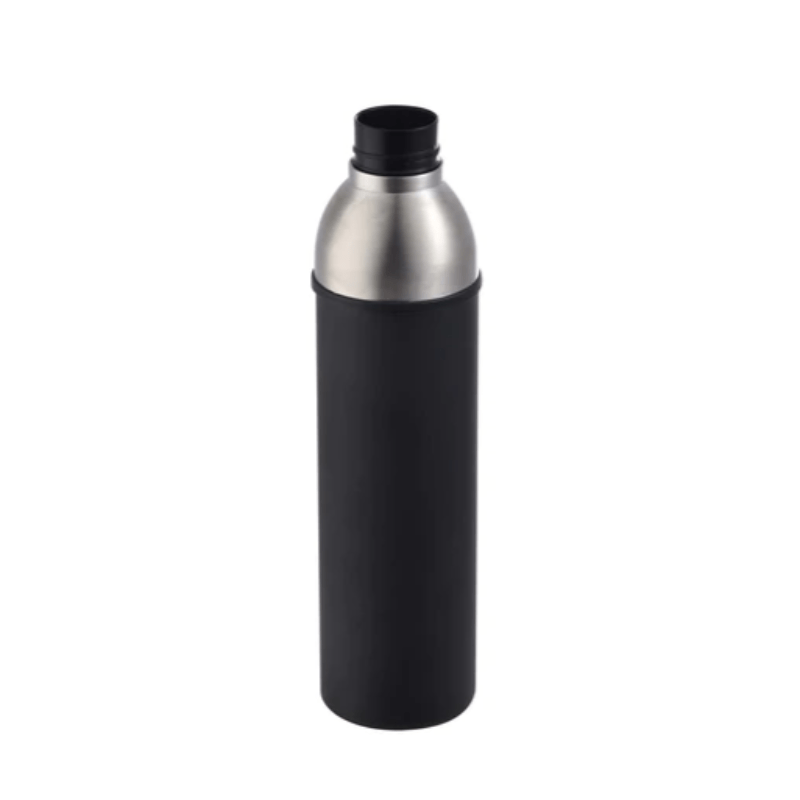 Bergner FLASK BOTTLE Bergner 570ml Stainless Steel Vacuum Bottle Black BG-37760-BL (7088985243737)