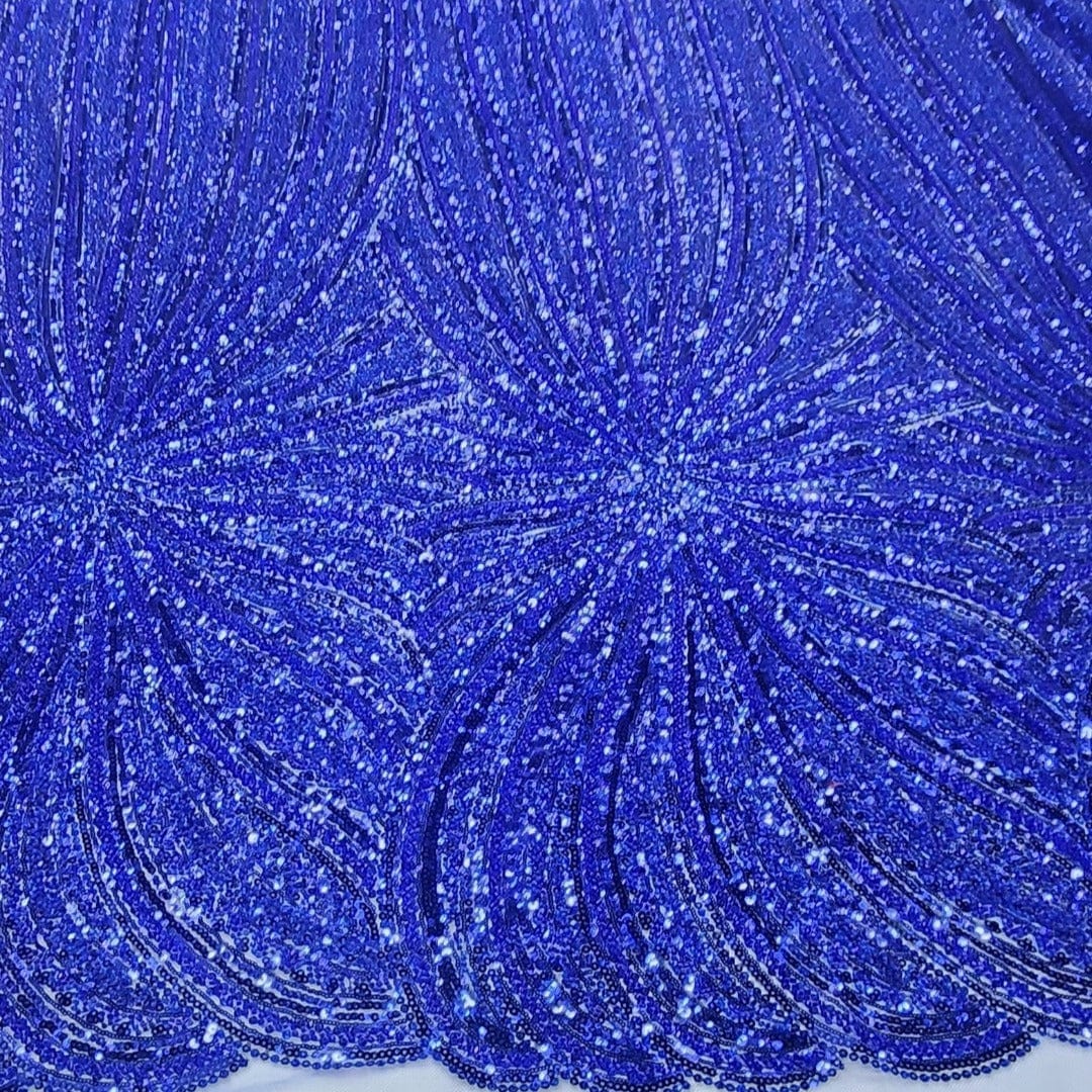 BEADED LACE Dress Fabrics Beaded Bridal Lace Fabric 130cm (7526727614553)