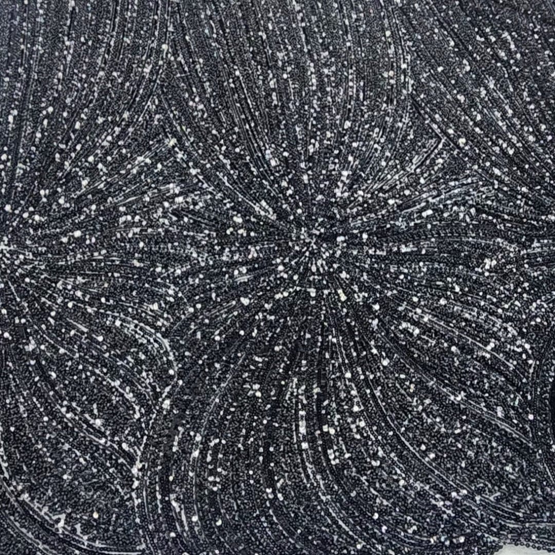 BEADED LACE Dress Fabrics Beaded Bridal Lace Fabric 130cm (7526727614553)