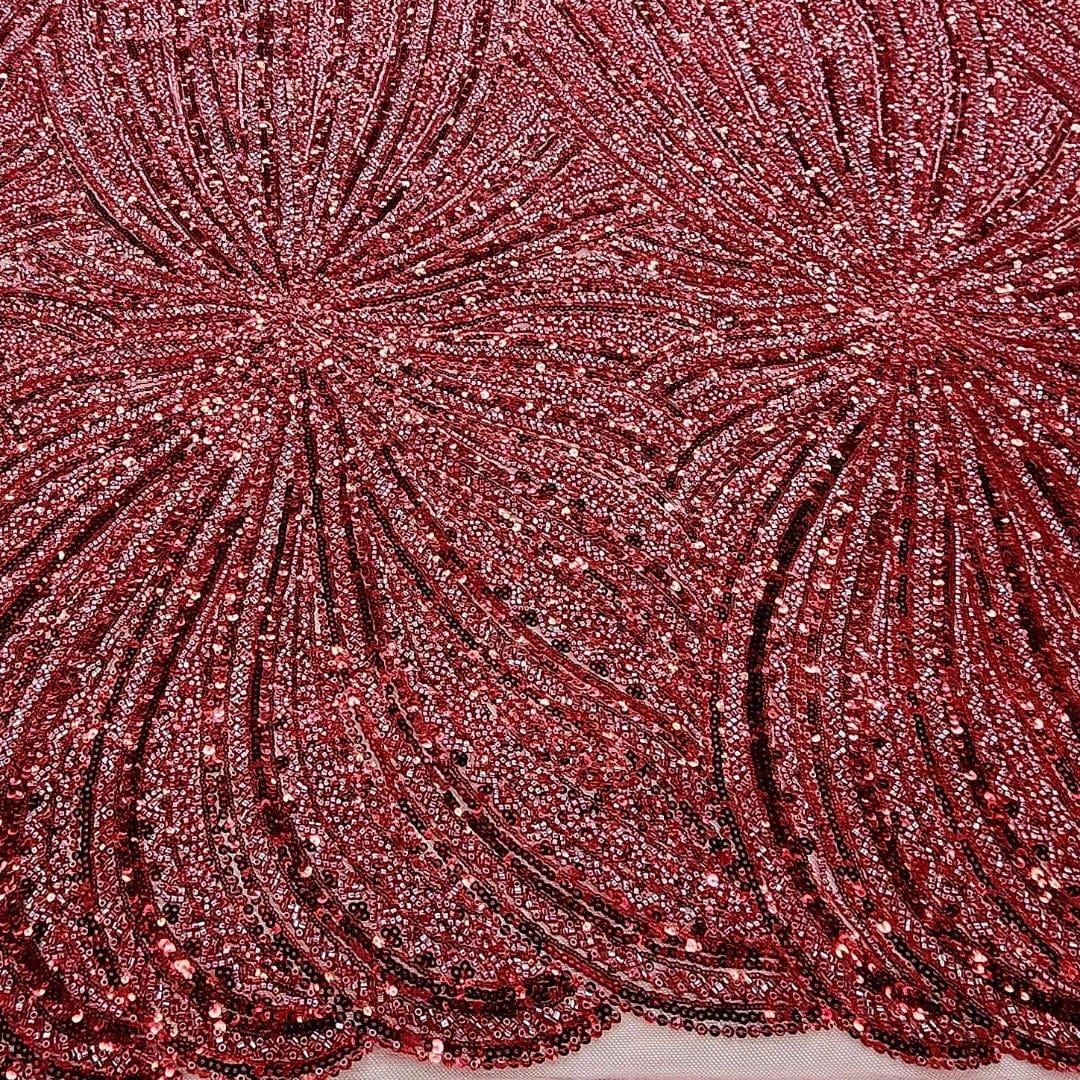 BEADED LACE Dress Fabrics Beaded Bridal Lace Fabric 130cm (7526727614553)