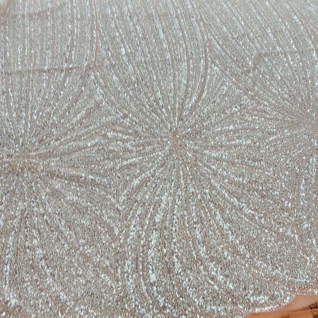 BEADED LACE Dress Fabrics Peach Beaded Bridal Lace Fabric 130cm (7526727614553)
