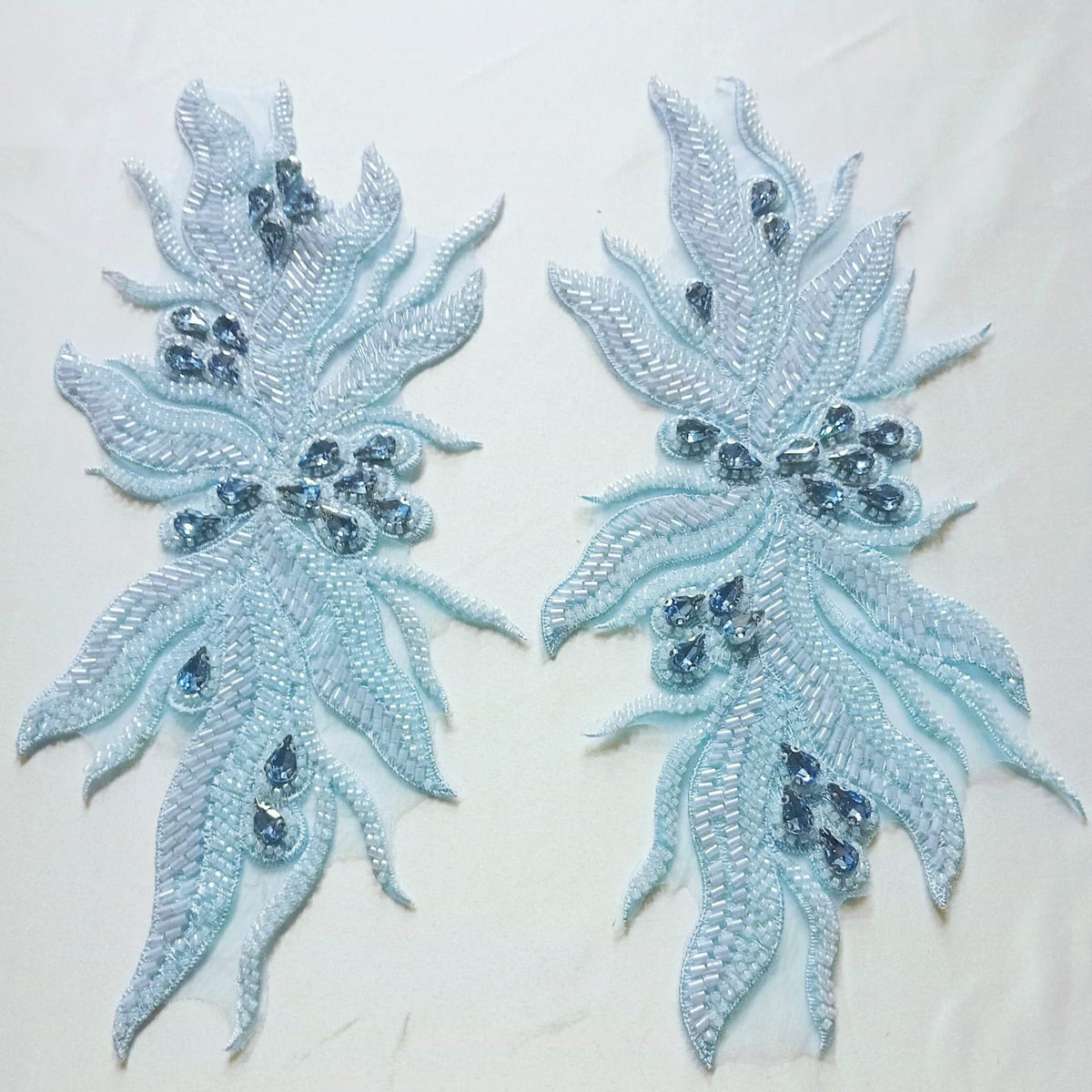 BEADED PATCHES HABBY Powder Blue Patches XDH-3923 (7772316696665)