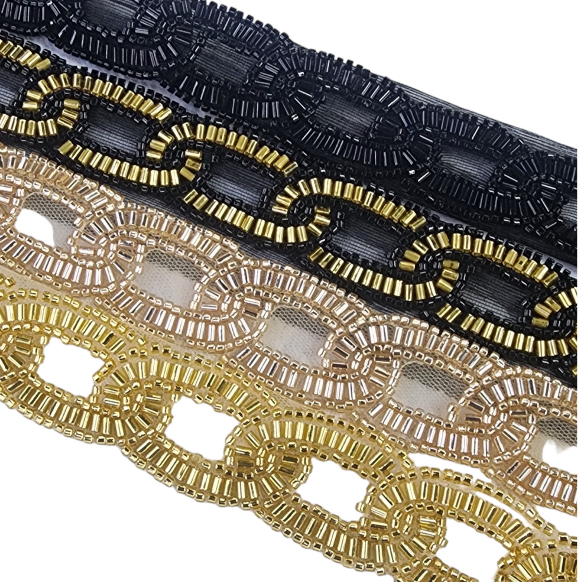 BEADED TRIMMING Dress Fabrics Beaded Trimming ART3218 (7424693829721)