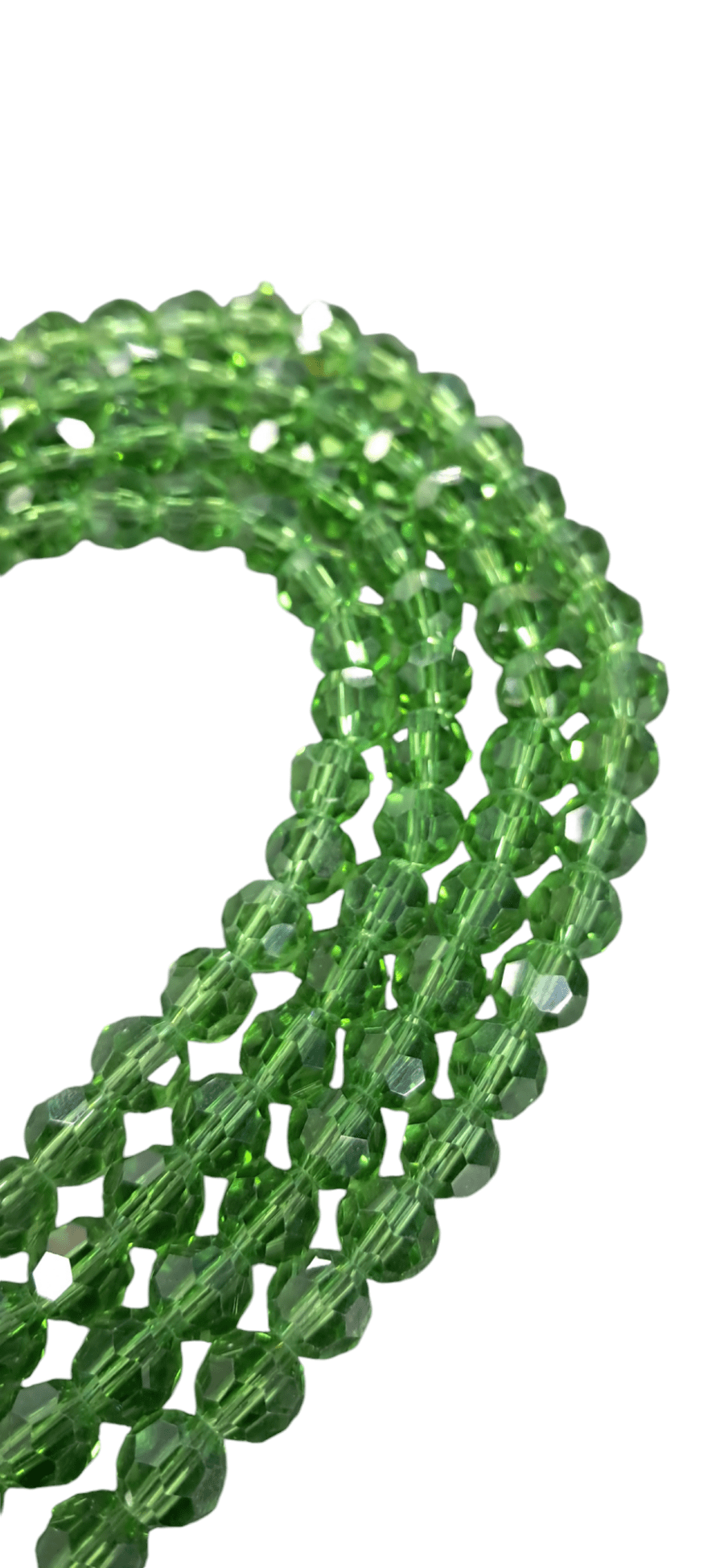 BEADS Habby Bottle Green AB/Full String Crystal Glass Bead (7808011665497)