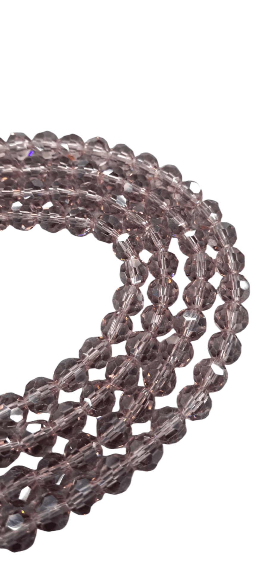 BEADS Habby Plum Full String Crystal Glass Bead (7808035913817)