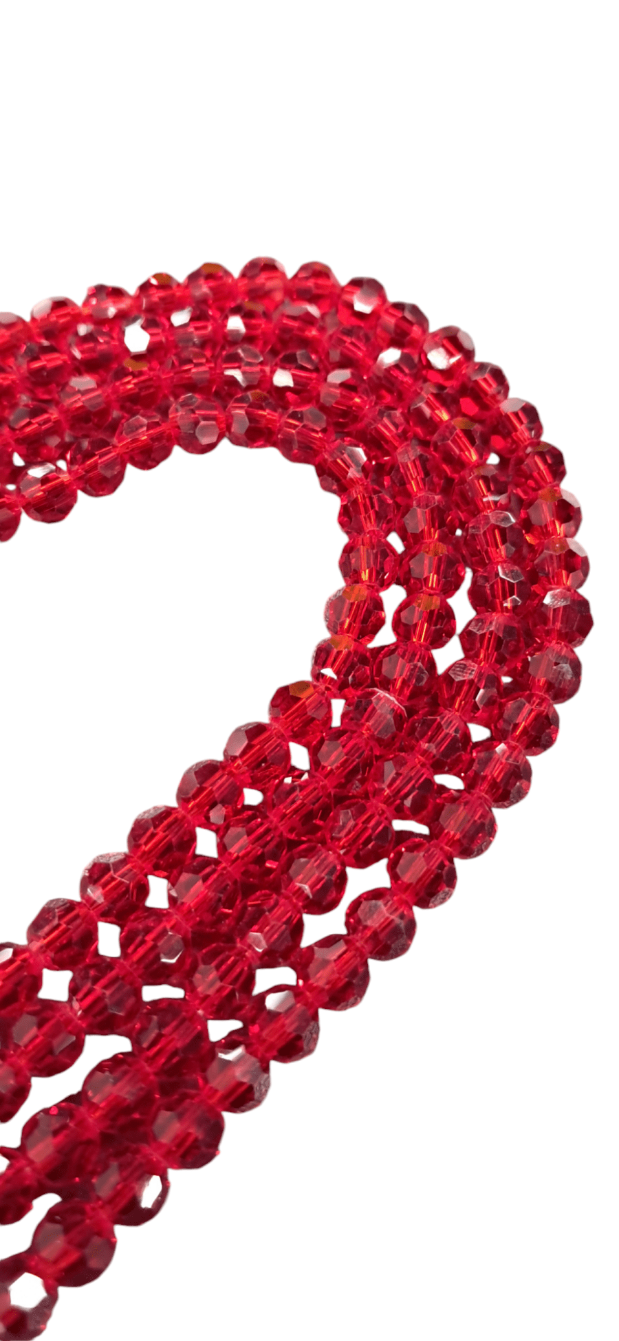 BEADS Habby Red AB/Full String Crystal Glass Bead (7808031260761)