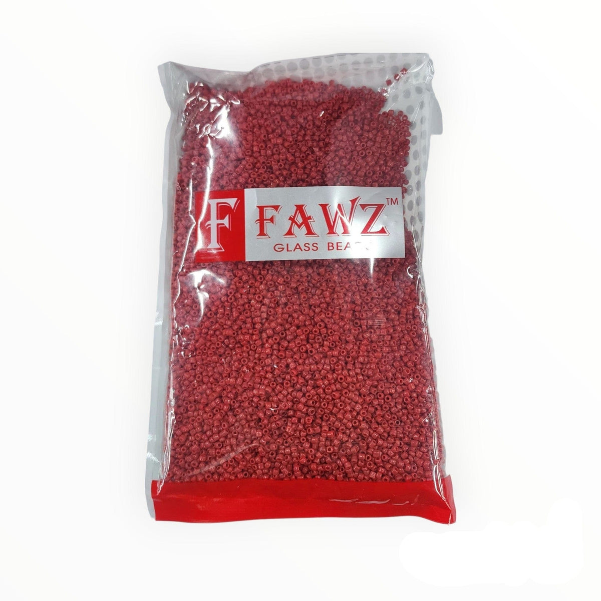 BEADS HABBY Red Acrylic Beads 8 mm 400 g (7719743160409)