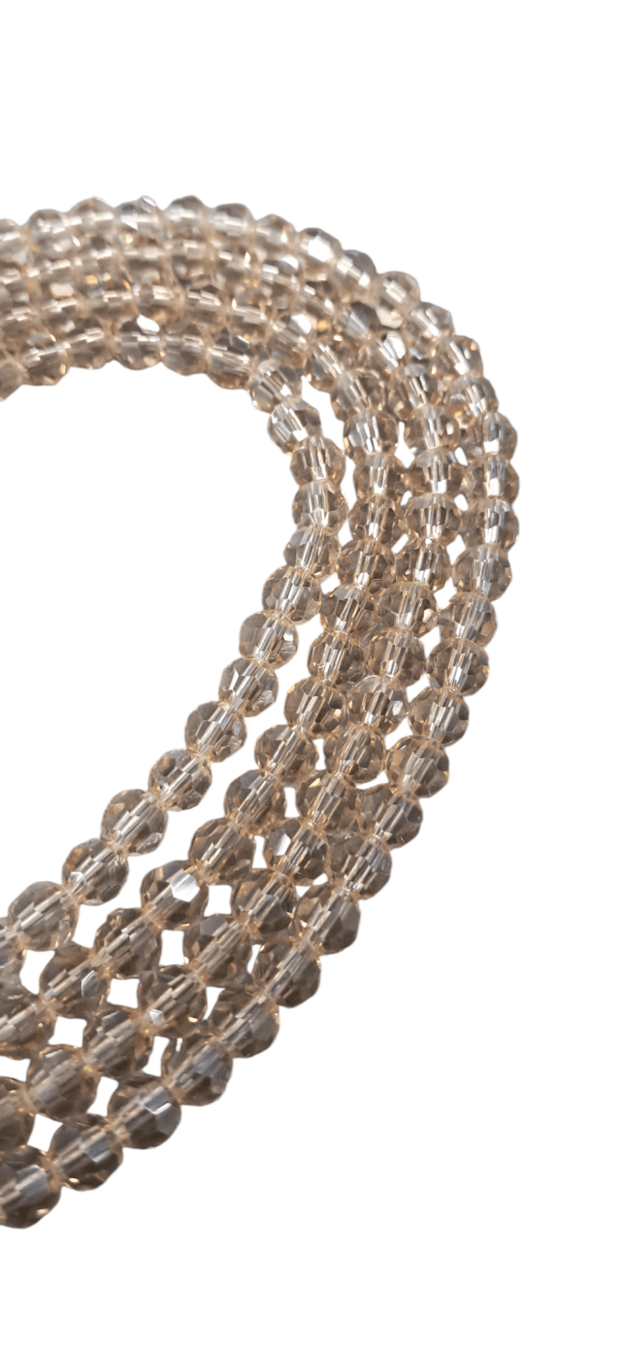 BEADS Habby Rose Gold AB/Full String Crystal Glass Bead (7808028934233)