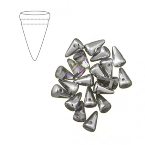 BEADS Habby Silver Fancy Beads (7515649310809)