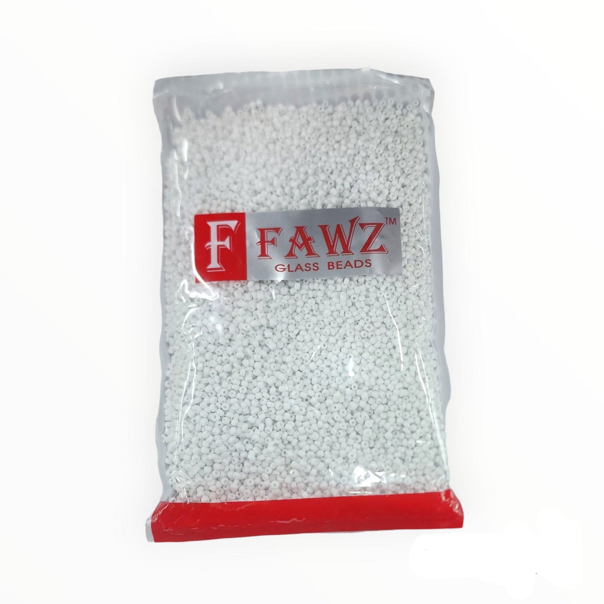 BEADS HABBY White Acrylic Beads 8 mm 400 g (7719743160409)