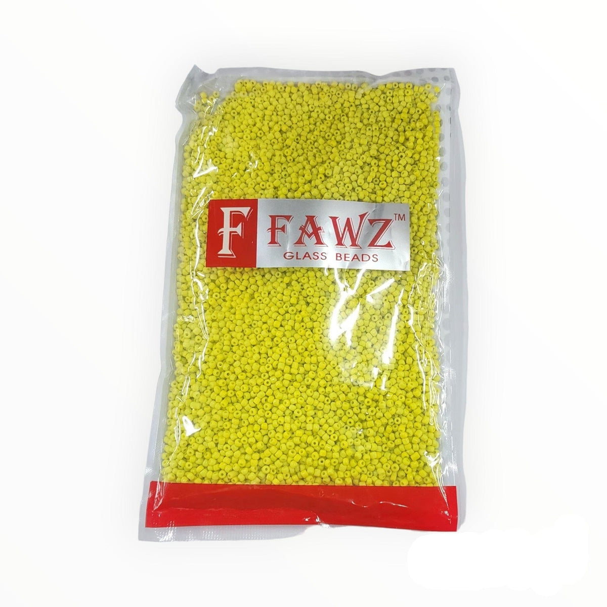 BEADS HABBY Yellow Acrylic Beads 8 mm 400 g (7719743160409)