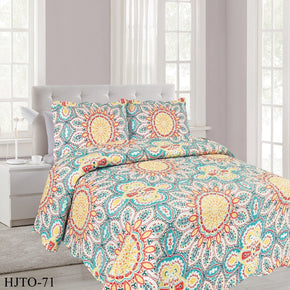 Bed Linen BEDSPREAD Luxury Flat Quilt Set Double 3 Piece HLTO-71 (2061852442713)