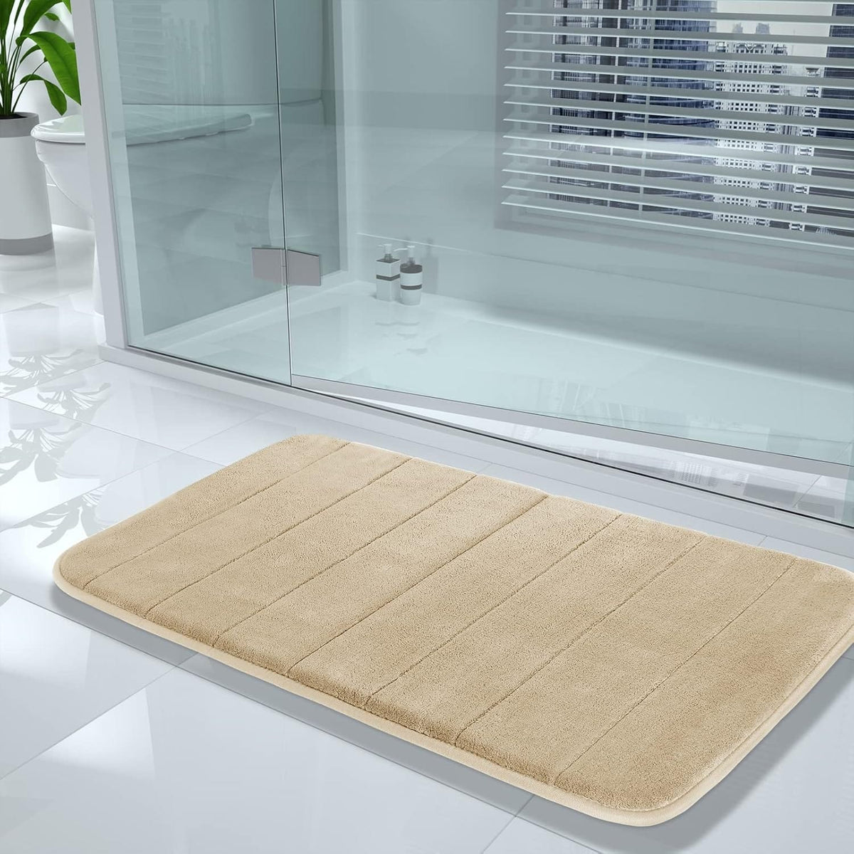 Drimat Bedroom & Bathroom Medium Bath Mat 43cm x 61cm Drimat Memory Foam Bath Mat Stone (7796976844889)