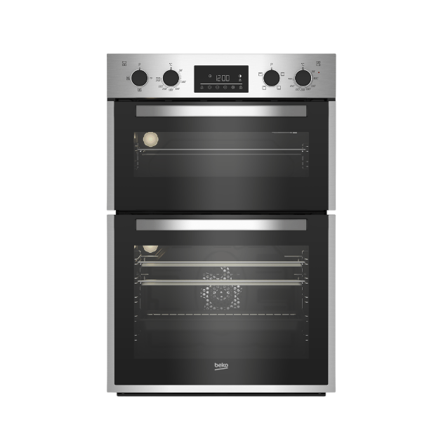 Beko Beko 60cm Built-In Double Oven Inox BBDF26300X (7049718267993)