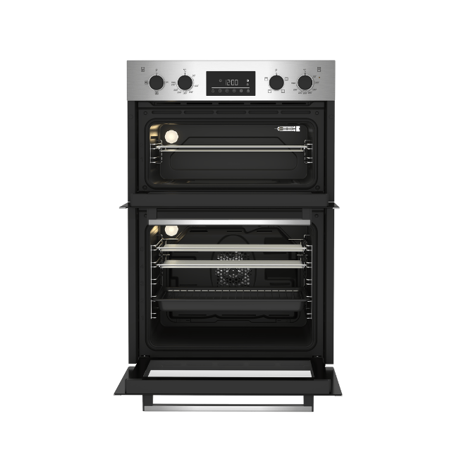 Beko Beko 60cm Built-In Double Oven Inox BBDF26300X (7049718267993)