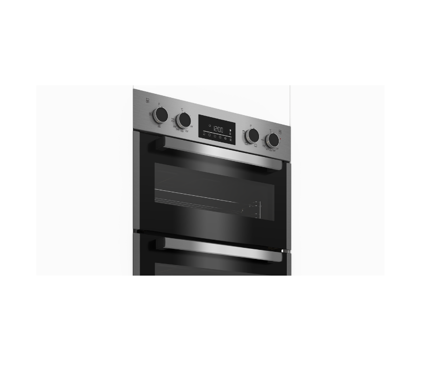 Beko Beko 60cm Built-In Double Oven Inox BBDF26300X (7049718267993)