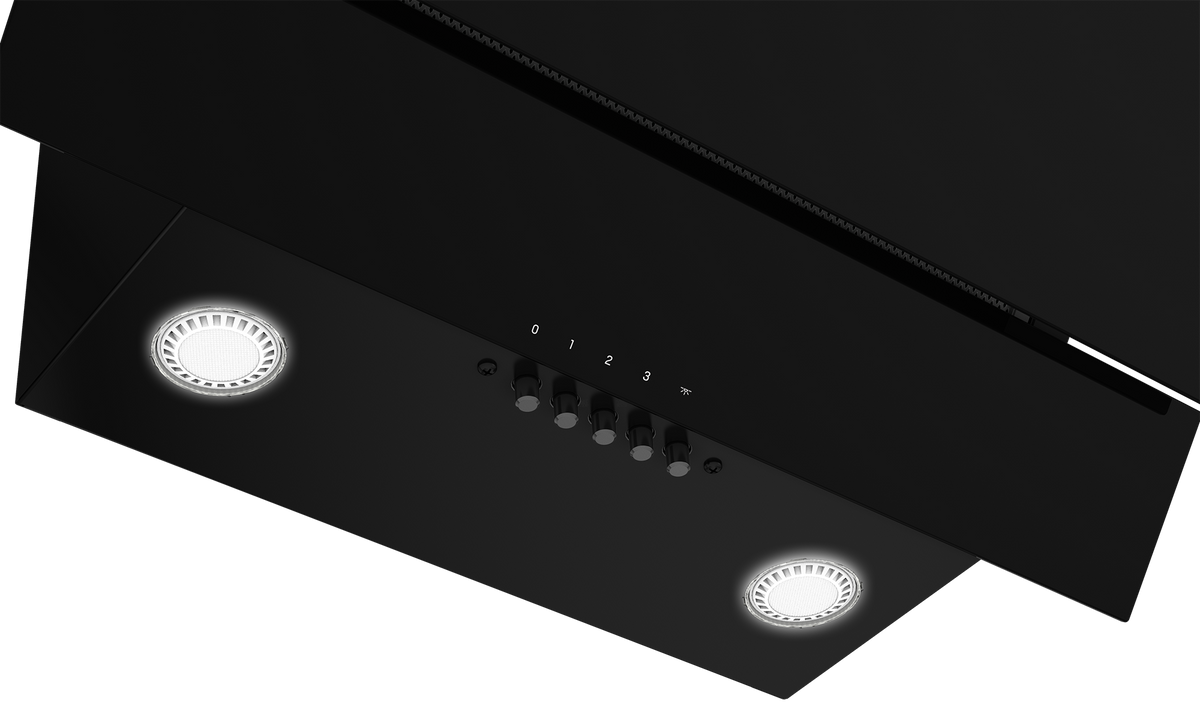 Beko Cooker hood Beko 60cm Black Inclined Glass Cookerhood BHCA62422BBH