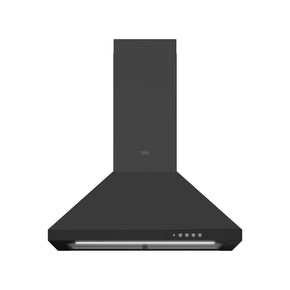 Beko cooker hood Beko 60cm Black Pyramid cooker Hood - CWB6441AN (7513501270105)
