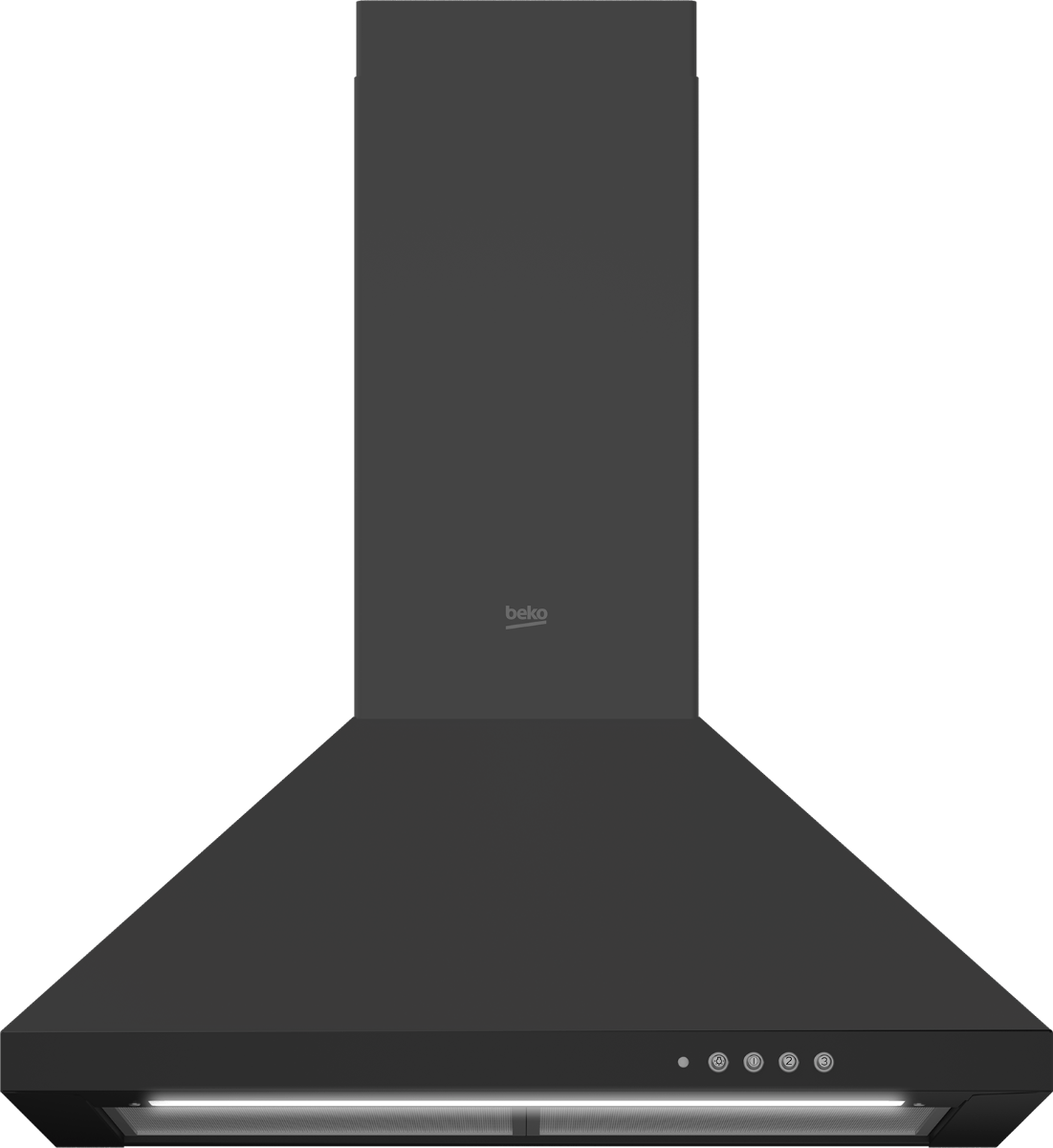 Beko cooker hood Beko 60cm Pyramid Hood Anthracite CWB6441AN (7513501270105)