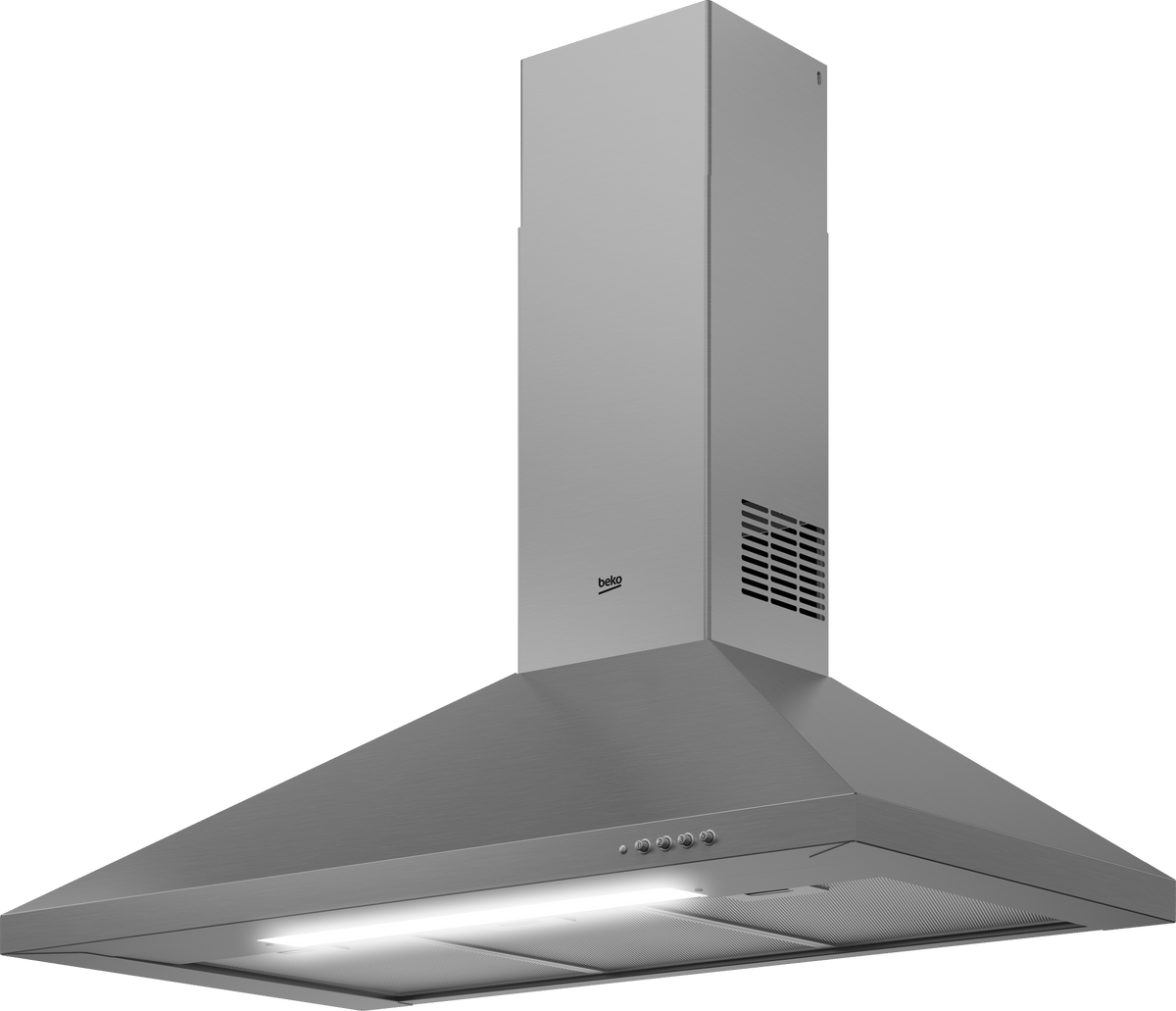 Beko cooker hood Beko 90 cm Stainless Steel Chimney Hood CWB9441XN