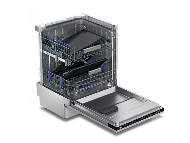 Beko Dishwasher Beko 14pl Pearl Inox Freestanding Dishwasher BDW201 (7513481445465)