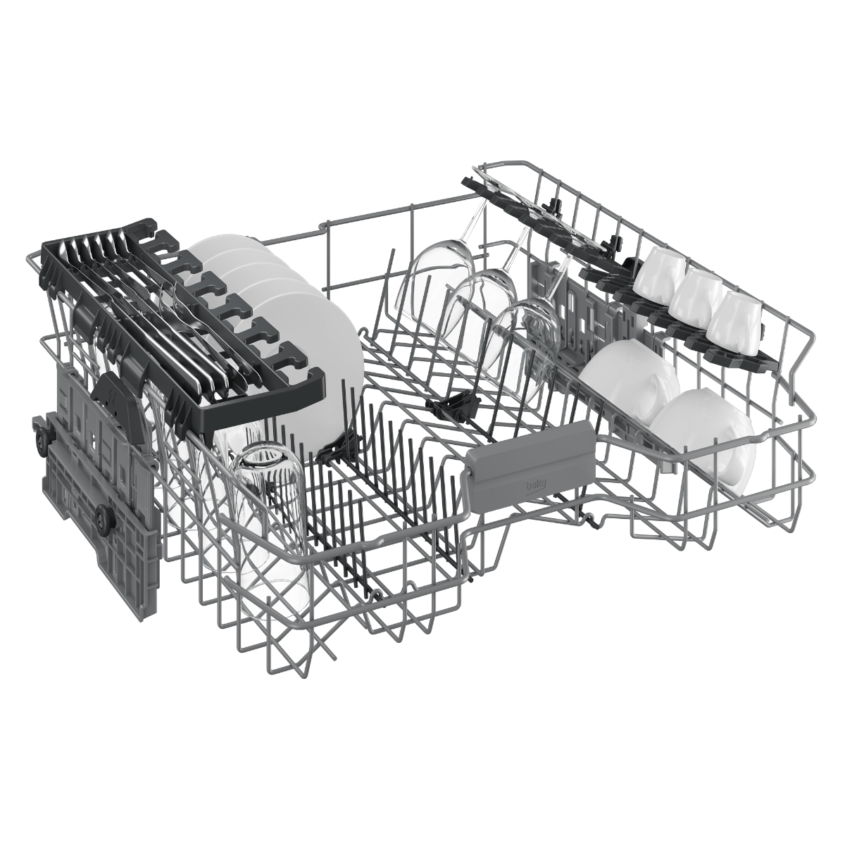 Beko Dishwasher Beko 14pl Pearl Inox Freestanding Dishwasher BDW201 (7513481445465)